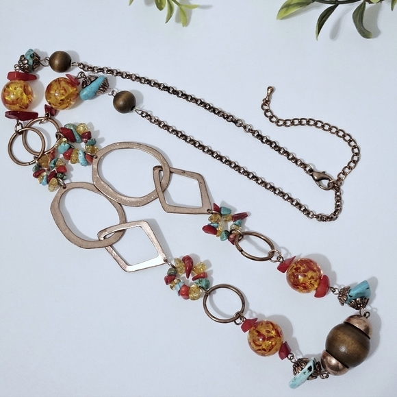 3/$15 Multicolor Beaded Necklace - Picture 1 of 5